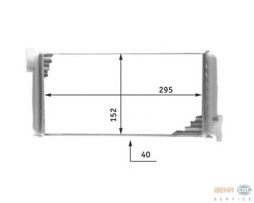 Compre 0028353701 Mercedes Radiador de forno (de aquecedor)