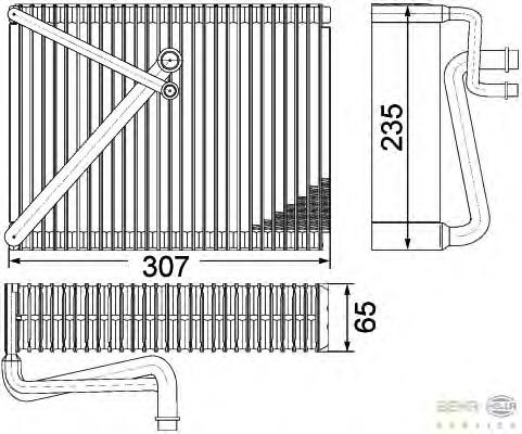 30630696 Volvo Vaporizador de aparelho de ar condicionado