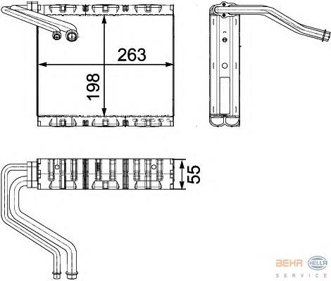 Vaporizador de aparelho de ar condicionado Land Rover LR004007