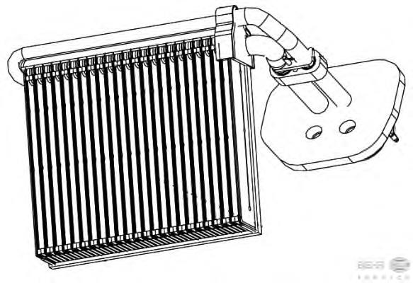 Vaporizador de aparelho de ar condicionado 1386368 Ford