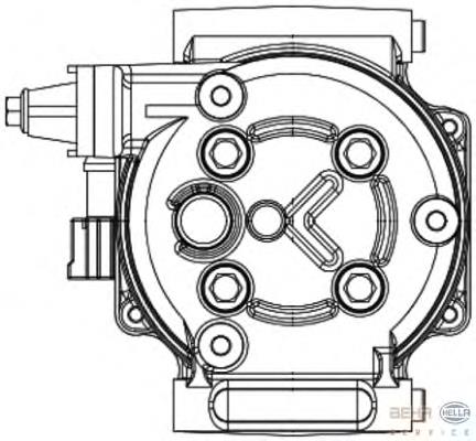 Compressor de aparelho de ar condicionado ACP984 Lucas