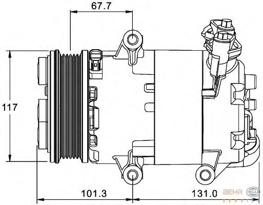 Compressor de aparelho de ar condicionado Land Rover LR056301 preço, a partir de 330,30 USD