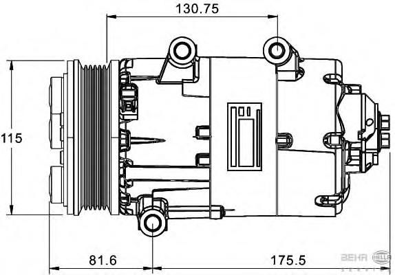 Compressor de aparelho de ar condicionado Lucas ACP510 preço, a partir de 361,08 USD