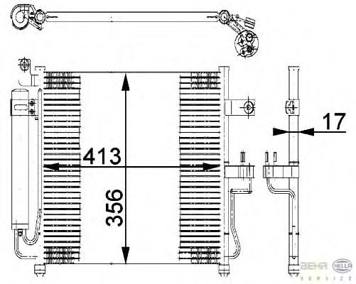 Compre 9760625000 Hyundai/Kia Radiador de aparelho de ar condicionado