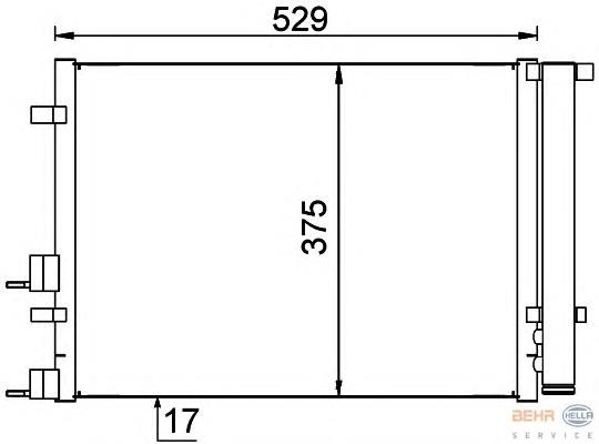 Compre 976061J000 Hyundai/Kia Radiador de aparelho de ar condicionado