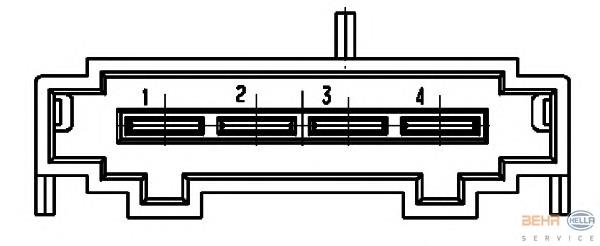 Resistor (resistência) de ventilador de forno (de aquecedor de salão) 2048707710 Mercedes
