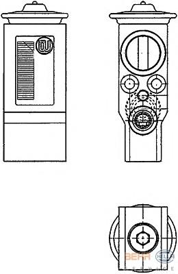 1618291 Opel Válvula TRV de aparelho de ar condicionado