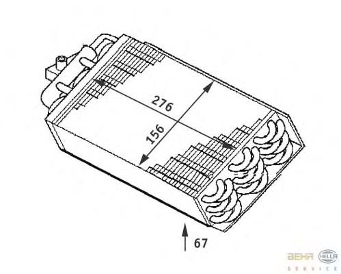 Vaporizador de aparelho de ar condicionado BMW 64518398840 preço, a partir de 213,78 USD