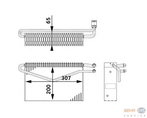 36152 NRF Vaporizador de aparelho de ar condicionado