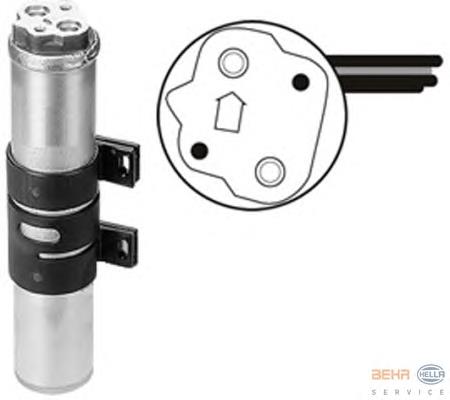 8671017781 Renault (RVI) Tanque de recepção do secador de aparelho de ar condicionado