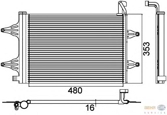 Radiador de aparelho de ar condicionado Maxgear AC866319 preço, a partir de 78,05 USD