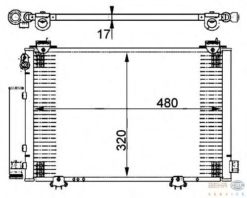 Radiador de aparelho de ar condicionado NRF 35552 preço, a partir de 105,65 USD