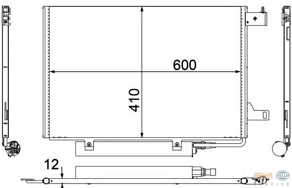 AC370000S Mahle Original Radiador de aparelho de ar condicionado