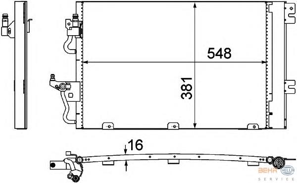 Radiador de aparelho de ar condicionado Kamoka 7800157 preço, a partir de 108,64 USD