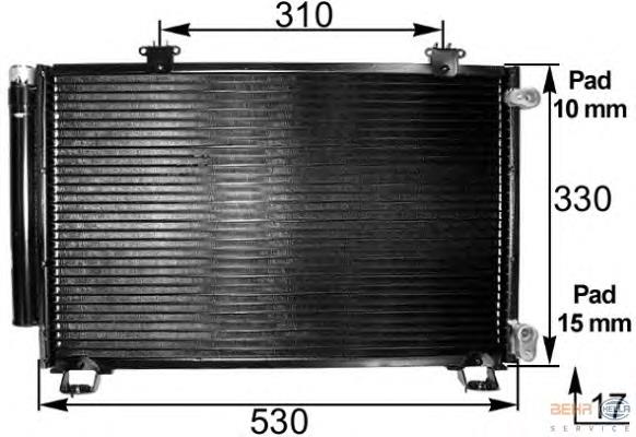 Radiador de aparelho de ar condicionado Toyota 8846052020 preço, a partir de 114,07 USD