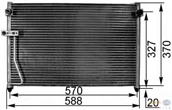 Compre GE4T61480B Mazda Radiador de aparelho de ar condicionado