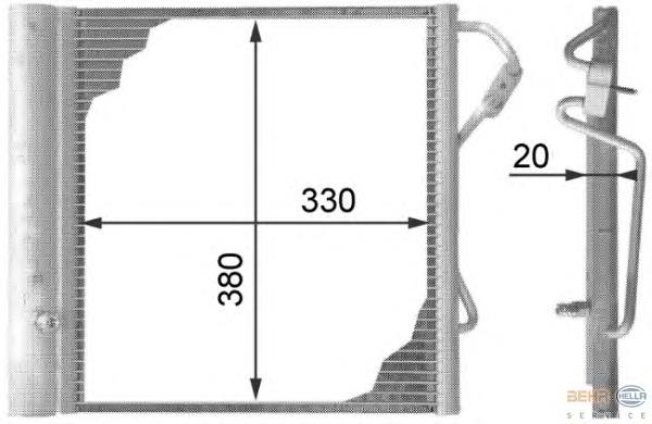 Compre 30C44002 Eaclima Radiador de aparelho de ar condicionado