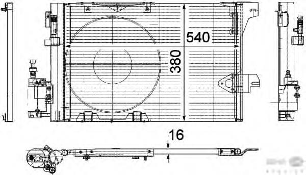 Compre 95515191 Opel Radiador de aparelho de ar condicionado