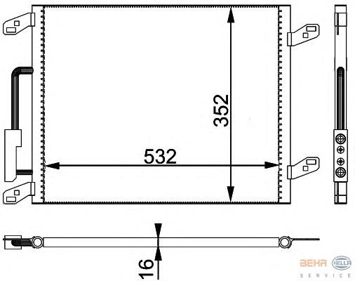 Compre 300153 ACR Radiador de aparelho de ar condicionado