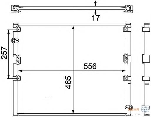 Compre 8846160010 Toyota Radiador de aparelho de ar condicionado