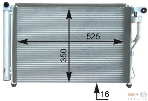 Radiador de aparelho de ar condicionado NRF 35964 preço, a partir de 112,78 USD