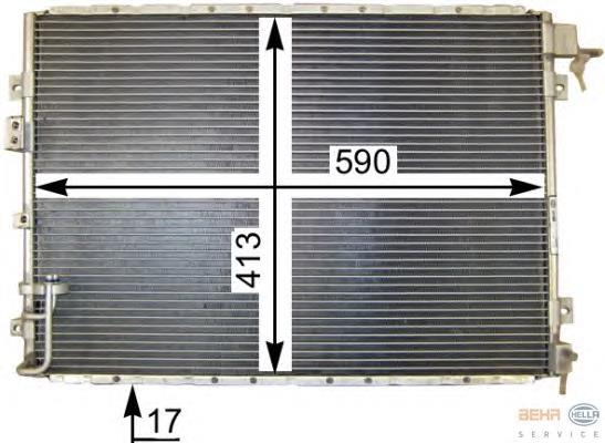 S976063E000 Hyundai/Kia Radiador de aparelho de ar condicionado