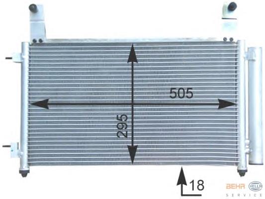96591582 General Motors Radiador de aparelho de ar condicionado