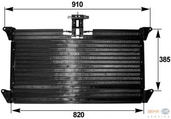 Compre 94538 Nissens Radiador de aparelho de ar condicionado