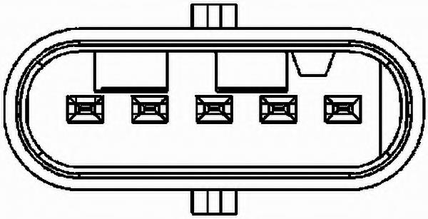 Sensor de fluxo (consumo) de ar, medidor de consumo M.A.F. - (Mass Airflow) A2730940848 Mercedes