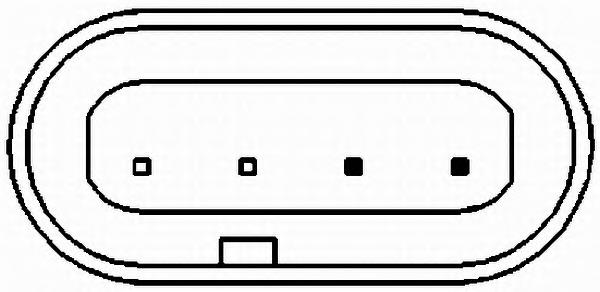 Sensor ABS traseiro direito 78037 FAE