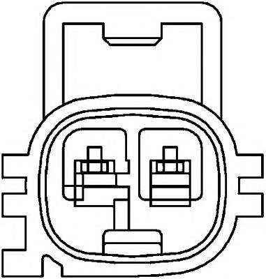 Sensor ABS dianteiro esquerdo 31423607 Volvo