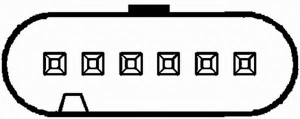 Compre 8ET009142661 HELLA Sensor de fluxo (consumo) de ar, medidor de consumo M.A.F. - (Mass Airflow)