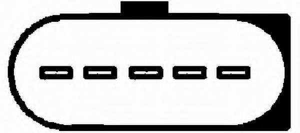 Sensor de fluxo (consumo) de ar, medidor de consumo M.A.F. - (Mass Airflow) Volvo 5WK9624