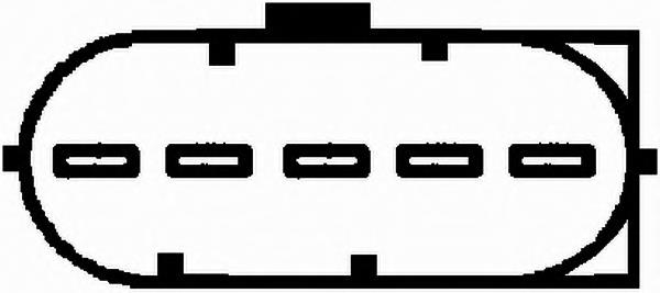 Sensor de fluxo (consumo) de ar, medidor de consumo M.A.F. - (Mass Airflow) HELLA 8ET009142331 preço, a partir de 111,46 USD