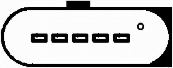 059906461DX VAG Sensor de fluxo (consumo) de ar, medidor de consumo M.A.F. - (Mass Airflow)