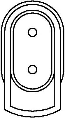 6PU010039671 HELLA Sensor dianteiro de ABS