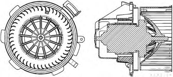 467641 Diesel Technic Motor de ventilador de forno (de aquecedor de salão)