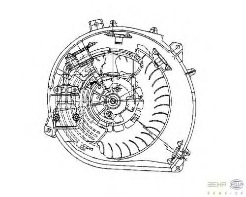 Motor de ventilador de forno (de aquecedor de salão) Bosch 0130111031 preço, a partir de 95,92 USD