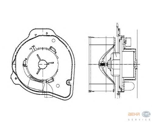 Motor de ventilador de forno (de aquecedor de salão) Volvo 9166020 preço, a partir de 74,91 USD