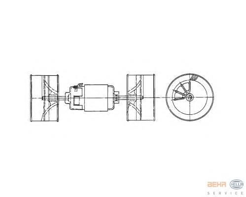Compre A0008309308 Mercedes Motor de ventilador de forno (de aquecedor de salão)