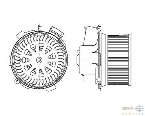 715235 VALEO Motor de ventilador de forno (de aquecedor de salão)