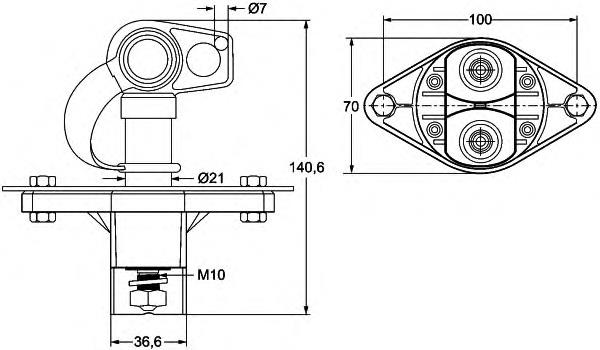 Interruptor de terra HELLA 6EK002843121