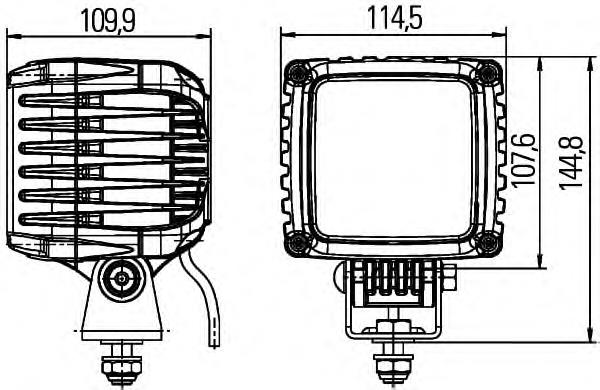 Lâmpada de diodo emissor de luz (LED) 1GA996192001 HELLA