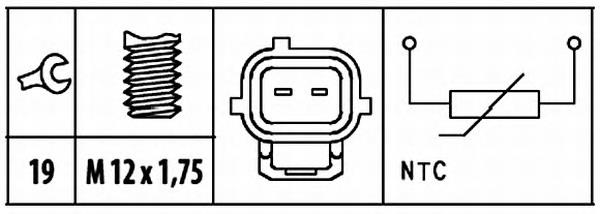 Compre 3857955 Ford Sensor de temperatura do fluido de esfriamento