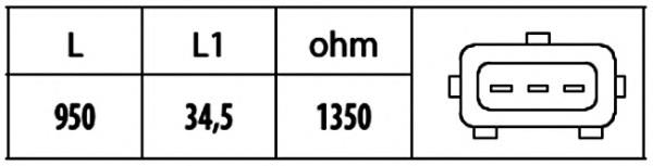Sensor de posição (de revoluções) de cambota SEB435 Lucas
