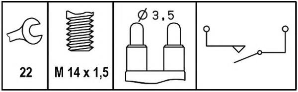 Compre 6ZF008621341 HELLA Sensor de ativação das luzes de marcha à ré