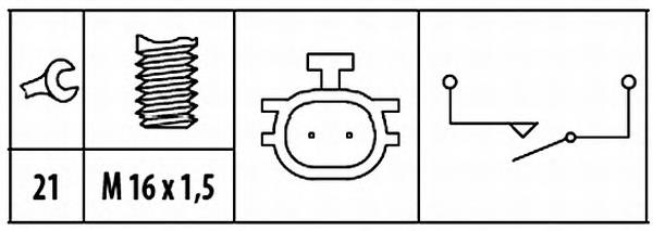 Compre 6ZF181612061 HELLA Sensor de ativação das luzes de marcha à ré