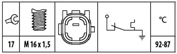 Compre 8942812150 Toyota Sensor de temperatura do fluido de esfriamento (de ativação de ventilador do radiador)