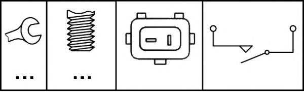 Sensor de ativação do sinal de parada Ford F5RZ9F924AA