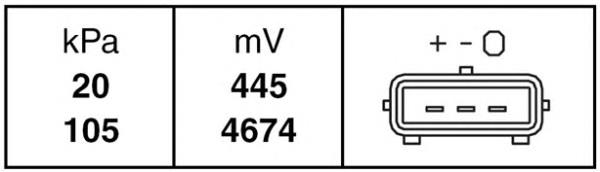 Compre 6PP358152171 HELLA Sensor de pressão no coletor de admissão, MAP